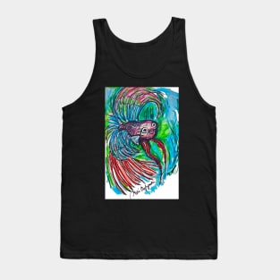 The Siamese fighting fish Tank Top